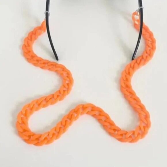 Acrylic Sunny Cord (bright orange color) - Picture 1 of 1